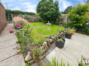 Rear garden- click for photo gallery
